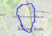 2018-11-21_Marsz_Bielsko - mapa trasy gps - marsz