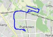 Trasa z dnia 2018-11-22 19:35 - mapa trasy gps - bieganie