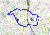 2018-11-22_Marsz_Bielsko - mapa trasy gps - marsz