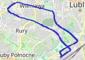 II Dycha do Maratonu - mapa trasy gps - bieganie