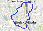 2018-11-27_Marsz_Bielsko - mapa trasy gps - marsz