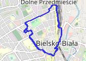 2018-11-30_Marsz_Bielsko - mapa trasy gps - marsz