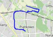 Trasa z dnia 2018-12-03 20:59 - mapa trasy gps - bieganie