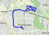 Trasa z dnia 2018-12-06 19:18 - mapa trasy gps - bieganie