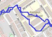 Trasa z dnia 2018-12-07 14:43 - mapa trasy gps - spacer