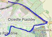 Trasa z dnia 2018-12-07 18:14 - mapa trasy gps - bieganie