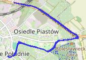 Trasa z dnia 2018-12-12 18:31 - mapa trasy gps - bieganie