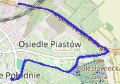 Trasa z dnia 2018-12-14 18:41 - mapa trasy gps - bieganie