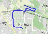 Trasa z dnia 2018-12-19 20:30 - mapa trasy gps - bieganie