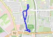 Trasa z dnia 2018-12-23 20:07 - mapa trasy gps - marsz