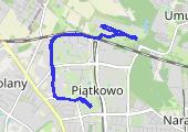 Trasa z dnia 2018-12-23 21:11 - mapa trasy gps - bieganie
