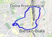 2018-12-06_Marsz_Bielsko - mapa trasy gps - marsz
