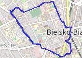 2018-12-07_Marsz_Bielsko - mapa trasy gps - marsz
