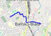 2018-12-10a_Marsz_Bielsko - mapa trasy gps - marsz