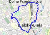 2018-12-14_Marsz_Bielsko - mapa trasy gps - marsz