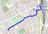 2018-12-17b_Marsz_Bielsko - mapa trasy gps - marsz
