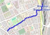 2018-12-17d_Marsz_Bielsko - mapa trasy gps - marsz