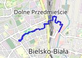 2019-01-05B_Marsz_Bielsko - mapa trasy gps - marsz