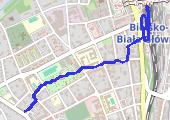 2019-01-10_Marsz_Bielsko - mapa trasy gps - marsz
