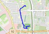 Trasa z dnia 2019-01-13 10:11 - mapa trasy gps - marsz