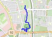 Trasa z dnia 2019-01-13 10:52 - mapa trasy gps - marsz