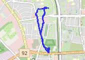 Trasa z dnia 2019-01-13 18:31 - mapa trasy gps - marsz
