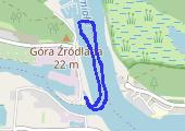 Rejs z Heniem 2018-07-08 22:06 - mapa trasy gps - łódź