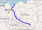 Trasa z dnia 2019-01-21 20:11 - mapa trasy gps - samochód