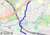 Trasa z dnia 2019-01-23 10:57 - mapa trasy gps - marsz