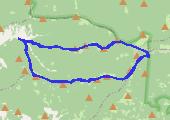 Gorce na rakietach D1 - mapa trasy gps - wędrówka