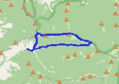 Gorce na rakietach D2 - mapa trasy gps - wędrówka