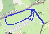 Trasa z dnia 2019-01-25 17:09 - mapa trasy gps - narty biegowe