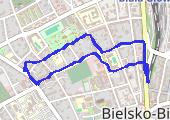 2019-01-16_Marsz_Bielsko - mapa trasy gps - marsz