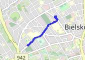 2019-01-17_Marsz_Bielsko - mapa trasy gps - marsz