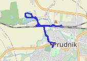 Tory - mapa trasy gps - marsz