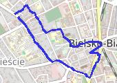 2019-01-29b_Marsz_Bielsko - mapa trasy gps - marsz