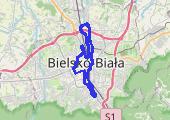 2019_01_13_BIELSKO_rower - mapa trasy gps - rower szosowy