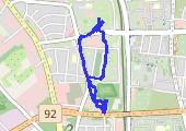 Trasa z dnia 2019-02-03 11:36 - mapa trasy gps - marsz