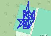 Trasa z dnia 2019-02-03 16:01 - mapa trasy gps - łyżwy