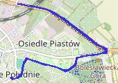 Trasa z dnia 2019-02-06 17:57 - mapa trasy gps - bieganie