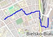 2019-02-01_Marsz_Bielsko - mapa trasy gps - marsz