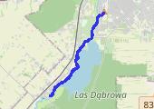 3 x 1600m w 4:45 - mapa trasy gps - bieganie