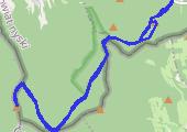 Jodłowe Wzgórze i Biskupia Kopa - mapa trasy gps - marsz