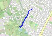 Trasa z dnia 2019-01-09 20:00 - mapa trasy gps - spacer