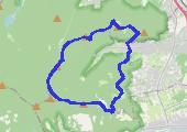 Bystra - Klimczok - Bystra - mapa trasy gps - wędrówka