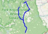 Szrenica - Babia G - Szczyrk - mapa trasy gps - wędrówka