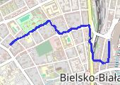 2019-02-01_Marsz_Bielsko - mapa trasy gps - marsz