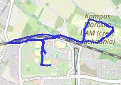 Trasa z dnia 2019-03-06 16:11 - mapa trasy gps - bieganie