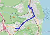 Trasa z dnia 2019-03-06 19:59 - mapa trasy gps - spacer