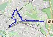 Trasa z dnia 2019-03-07 11:44 - mapa trasy gps - nordic walking